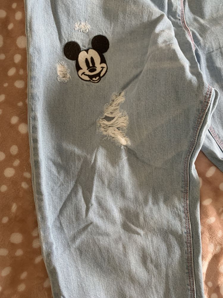 Spodnie jeans Next Disney Mickey 164