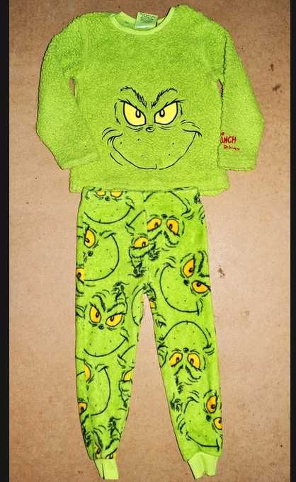 Primark The Grinch strój przebranie piżama 3/4 Lat_98/104 cm