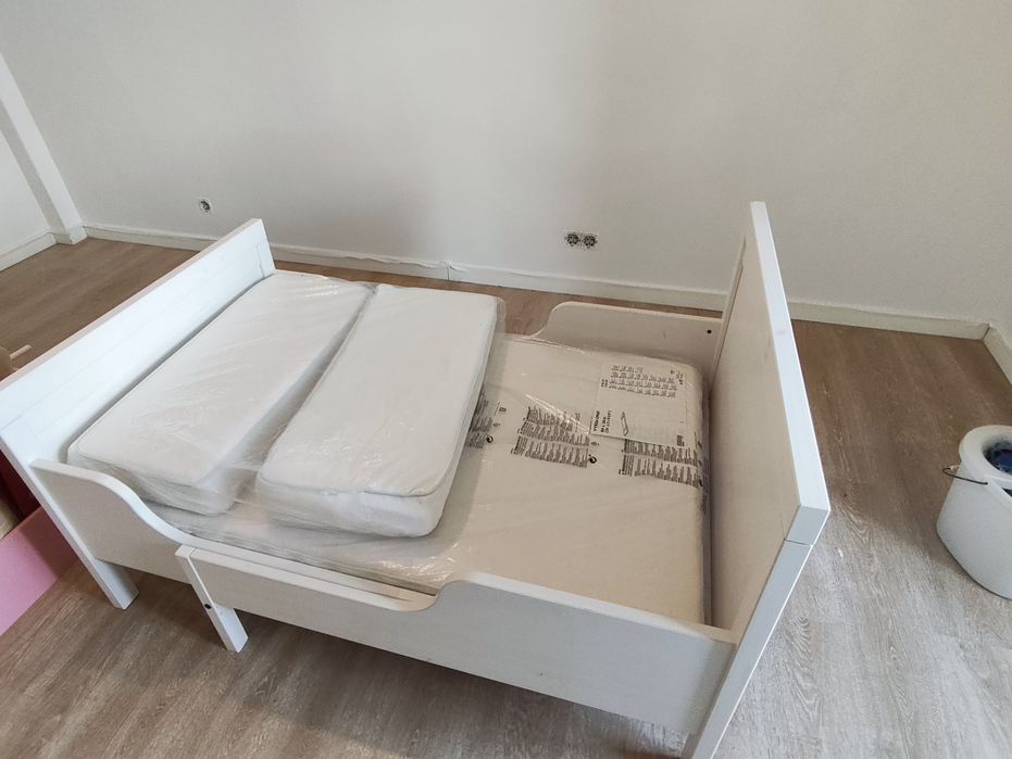 Cama Sundvik IKEA+ colchão extensível