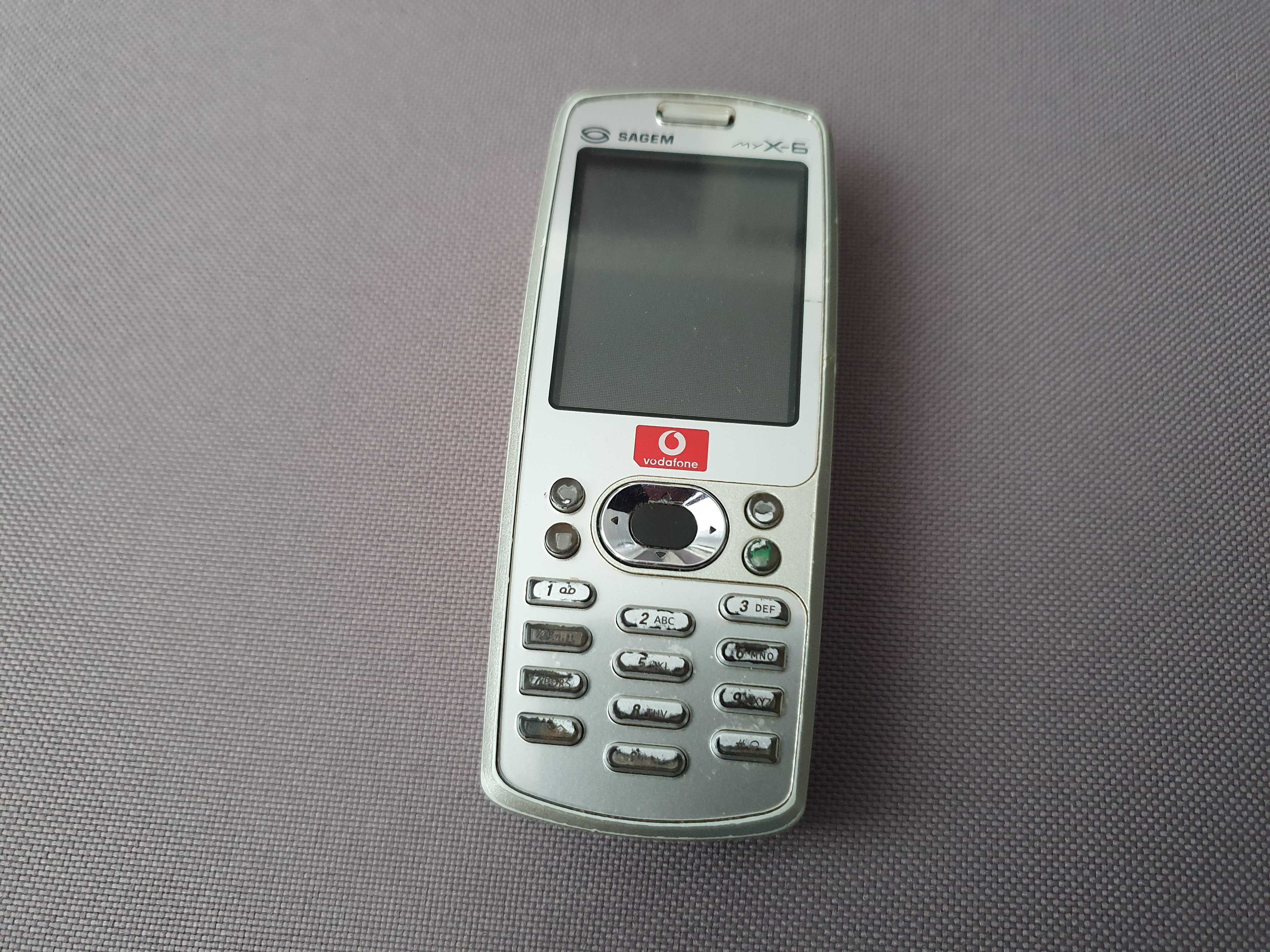 Stary zabytkowy telefon Sagem myx-6
