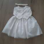 Sukienka elegancka cool club dziewczynki rozmiar 74 chrzest
