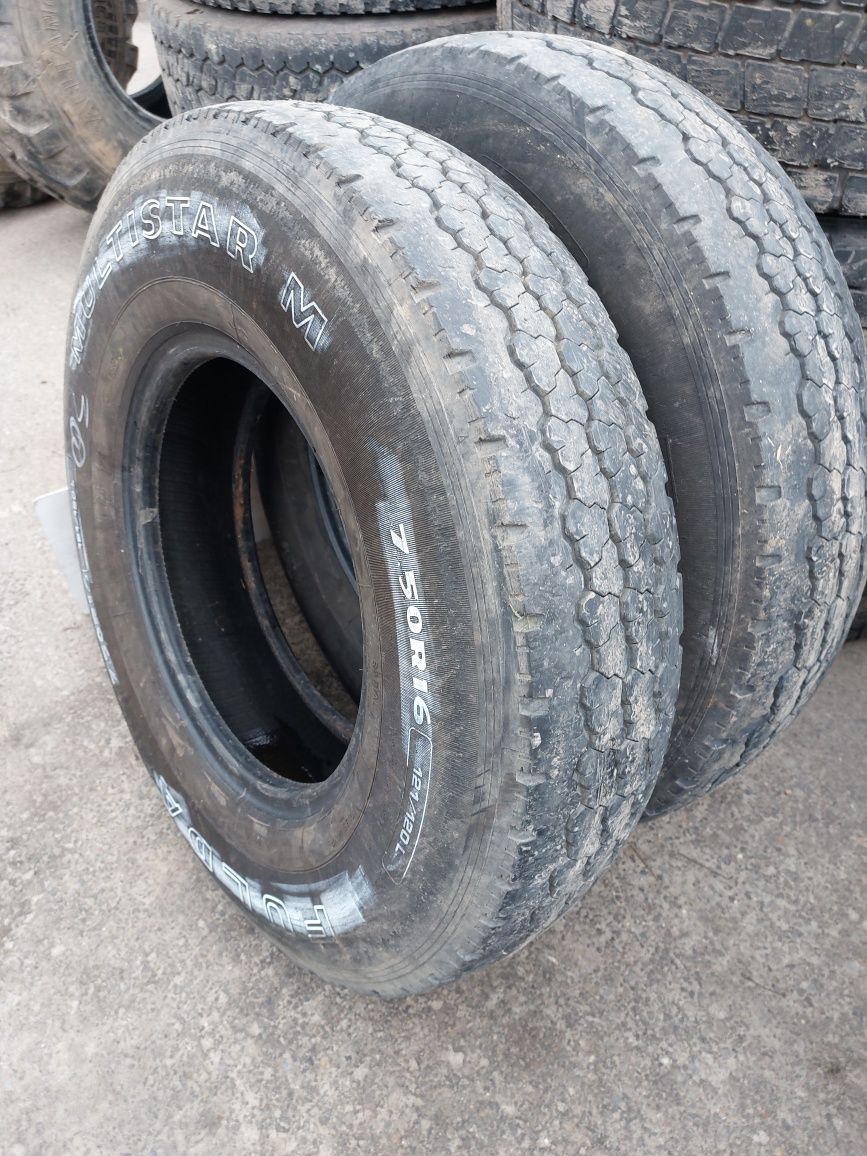 7.50R16 Fulda opony używane rolnicze para
