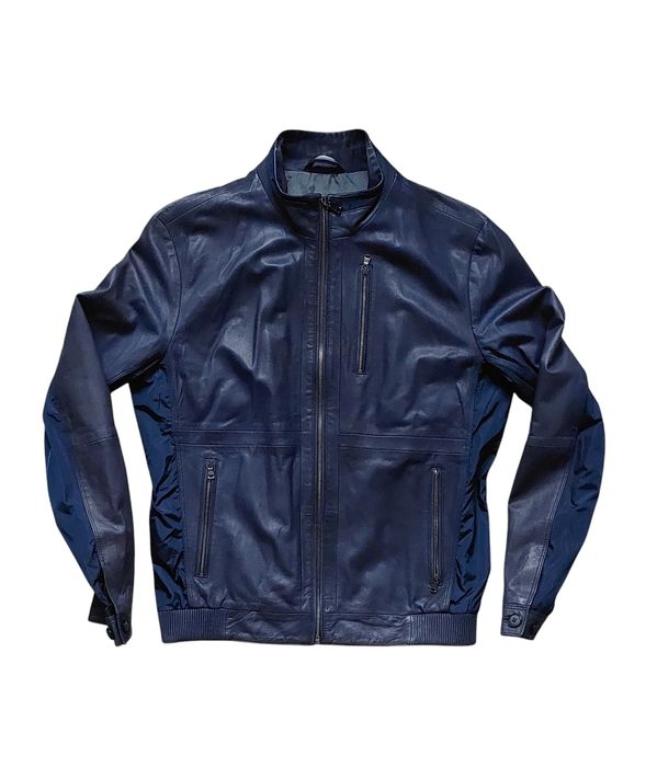 Hugo Boss Neikon nowa kurtka męska skóra naturalna r. 50/L