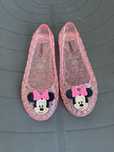 Brokatowe buty baleriny sandałki plastiki myszka Minnie 30