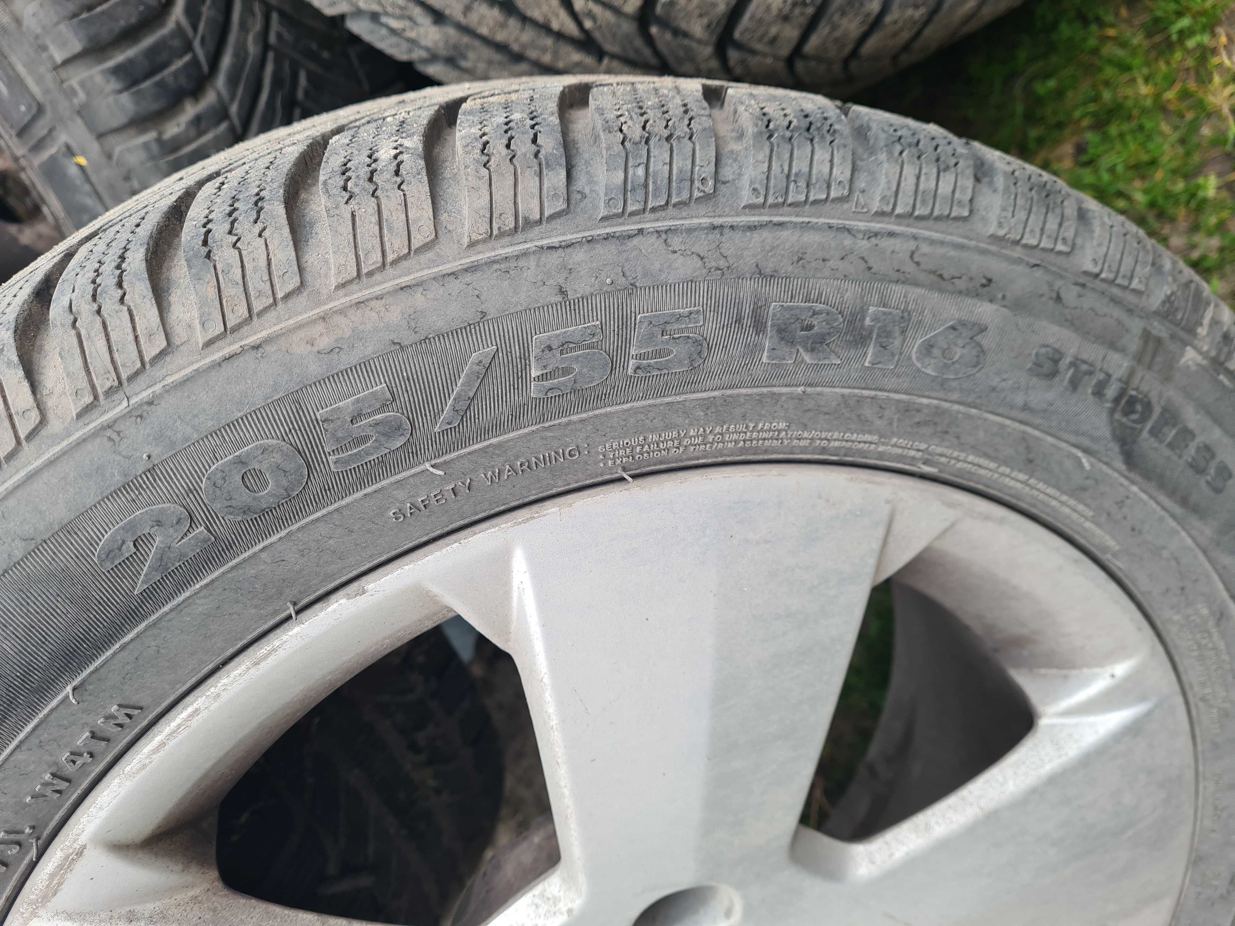 Alusy Alufelgi 16 cali 5x110 Opel Vectra C + opony zimowe ET41 6.5J