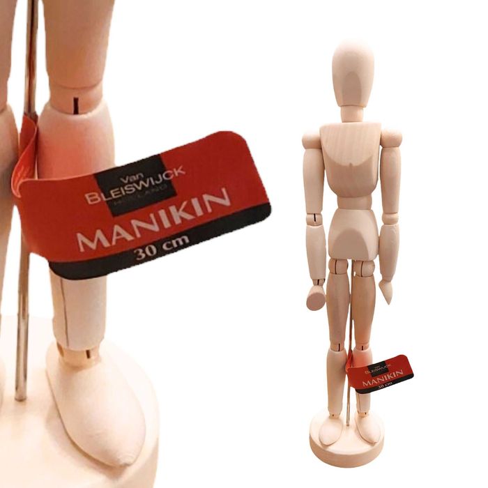 Figurka dekoracyjna Manekin ruchomy do szkicu Drewniany Do rysowania