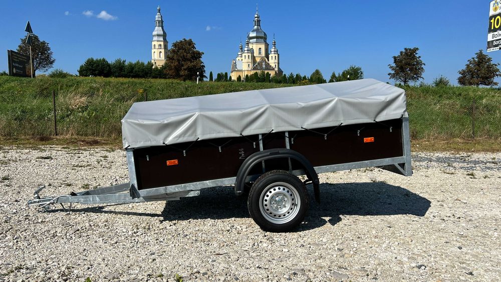 Прицеп до легкового авто одновісний оцинкований 2,5 x1,25м, борт 40см