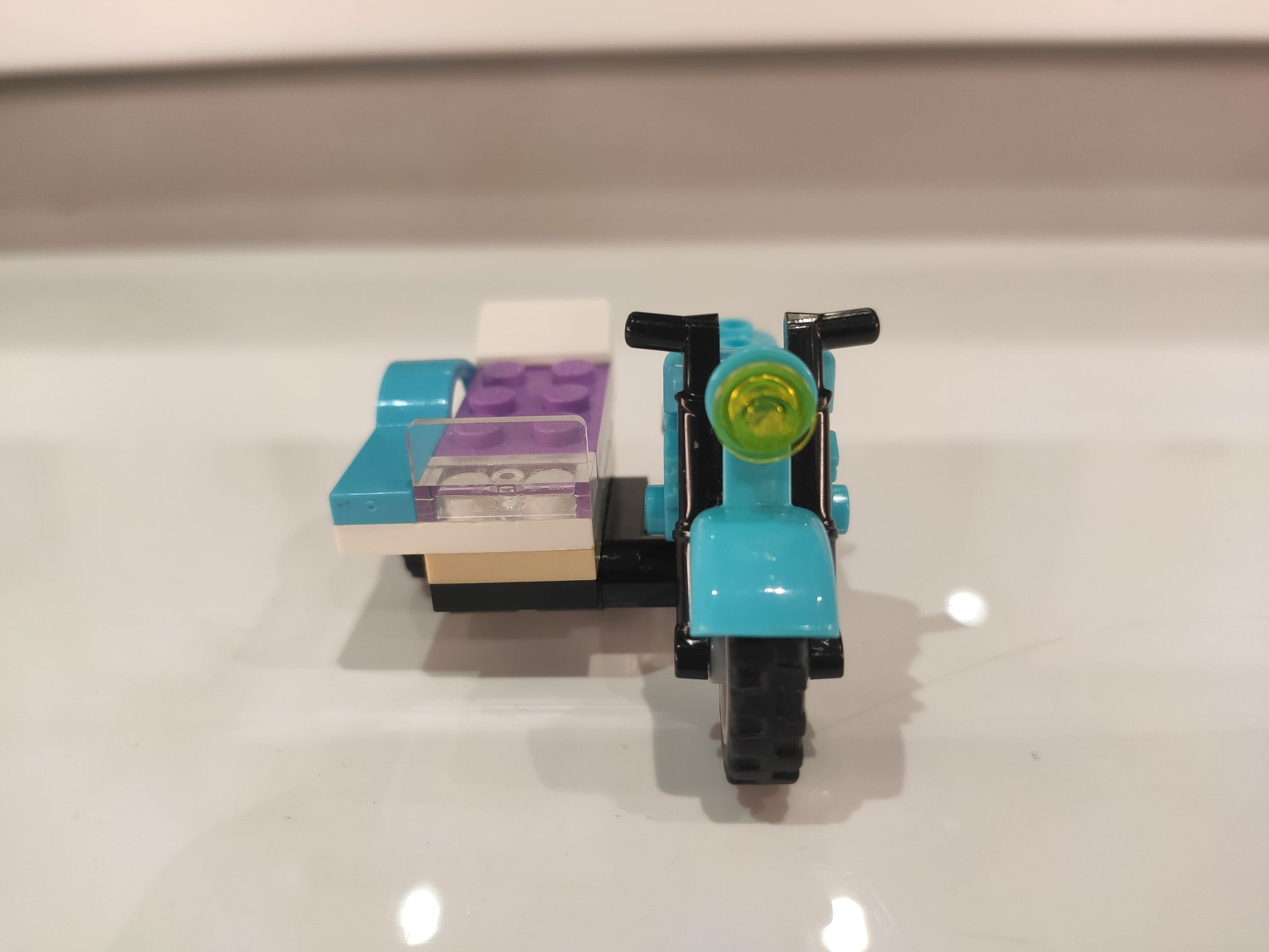 Lego 85983c01 motocykl z przyczepką medium azure