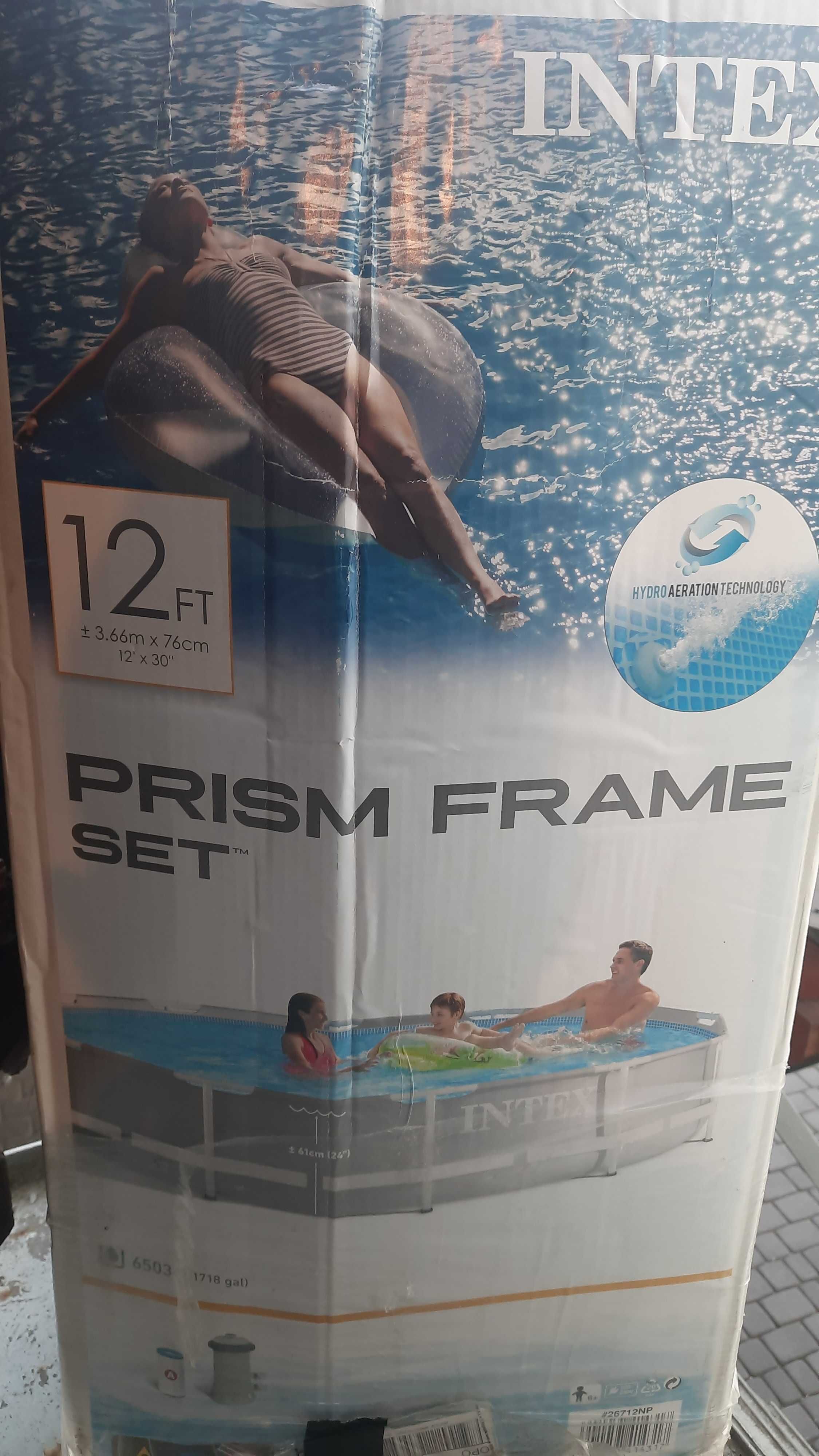 Basen stelażowy INTEX 366x76 + pompa piaskowa nowa