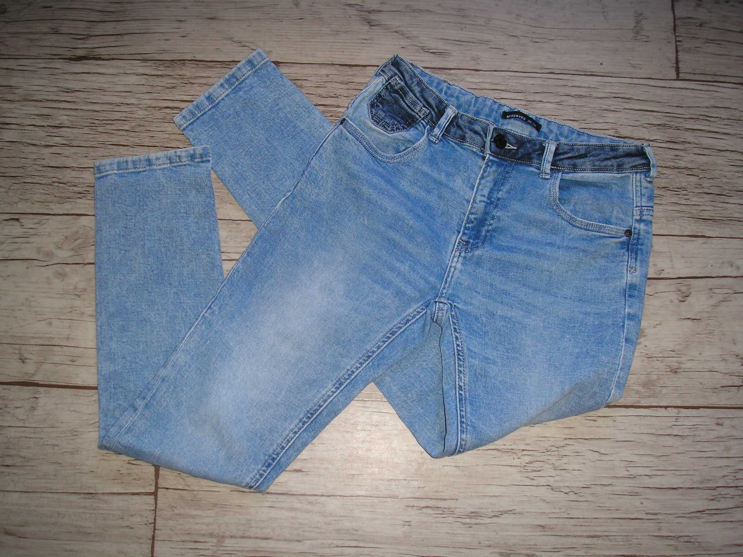 Reserved spodnie dżinsowe chłopięce 158 cm+ gratis t-shirt