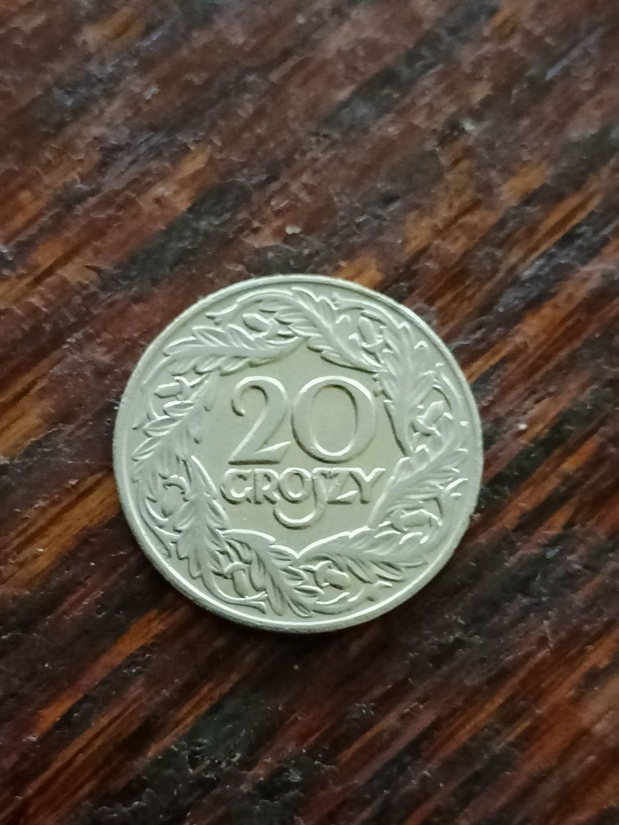 Moneta kolekcjonerska PRL 20 gr