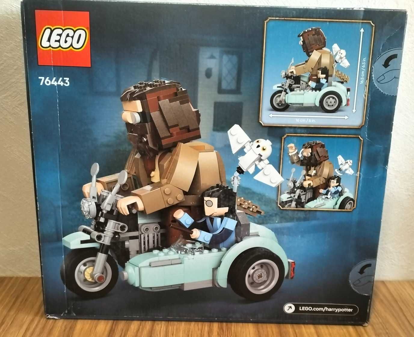 LEGO Harry Potter 76443 Przejażdżka motocyklowa Hagrida i Harry’ego