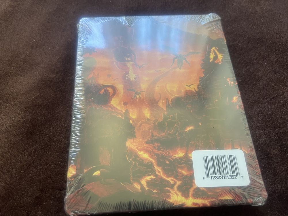 Doom eternal Ps4/Ps5 piekny kolekcjonerski steelbook z Usa w folii!.