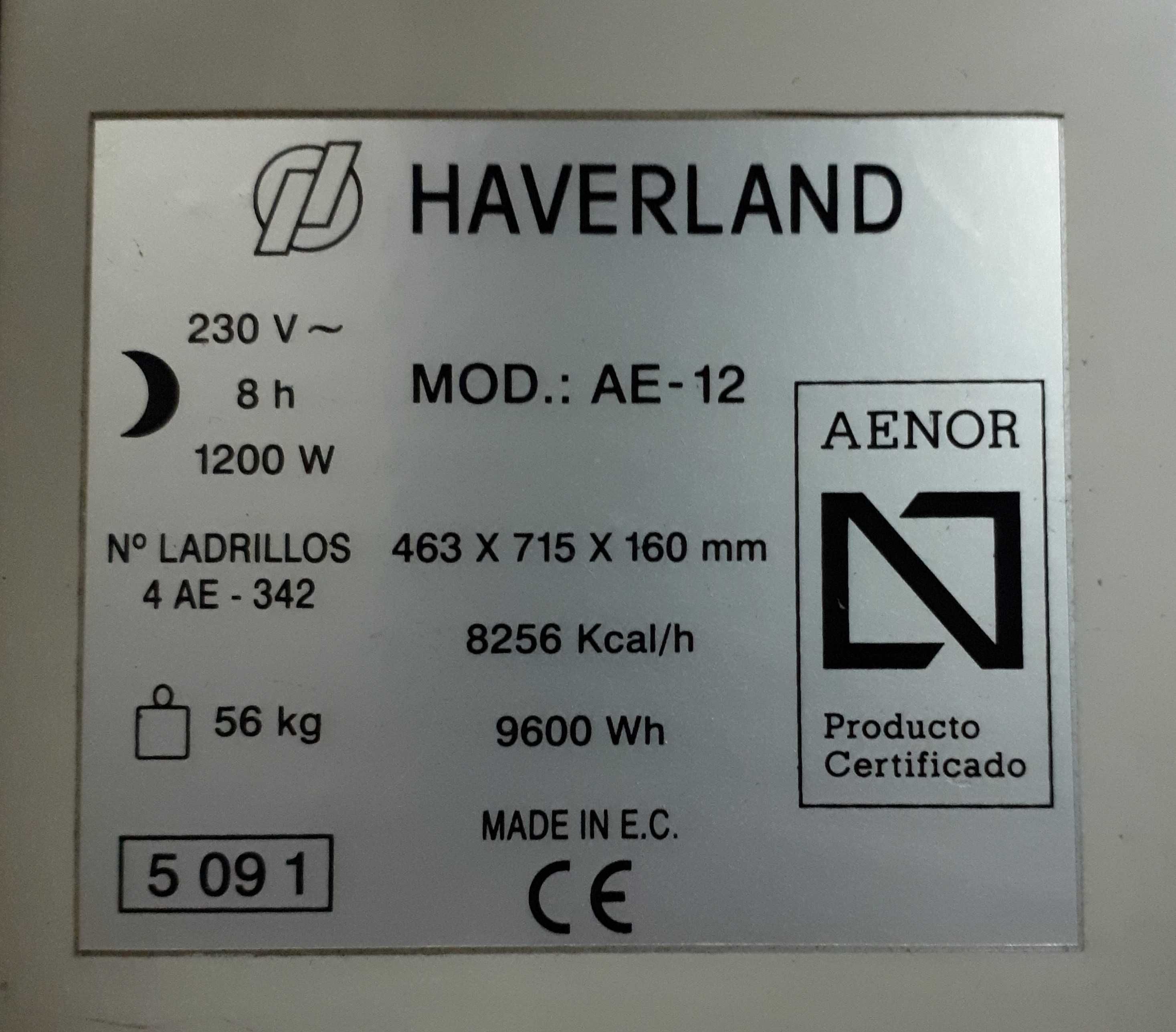 Acumulador de calor Haverland, modelo AE-12