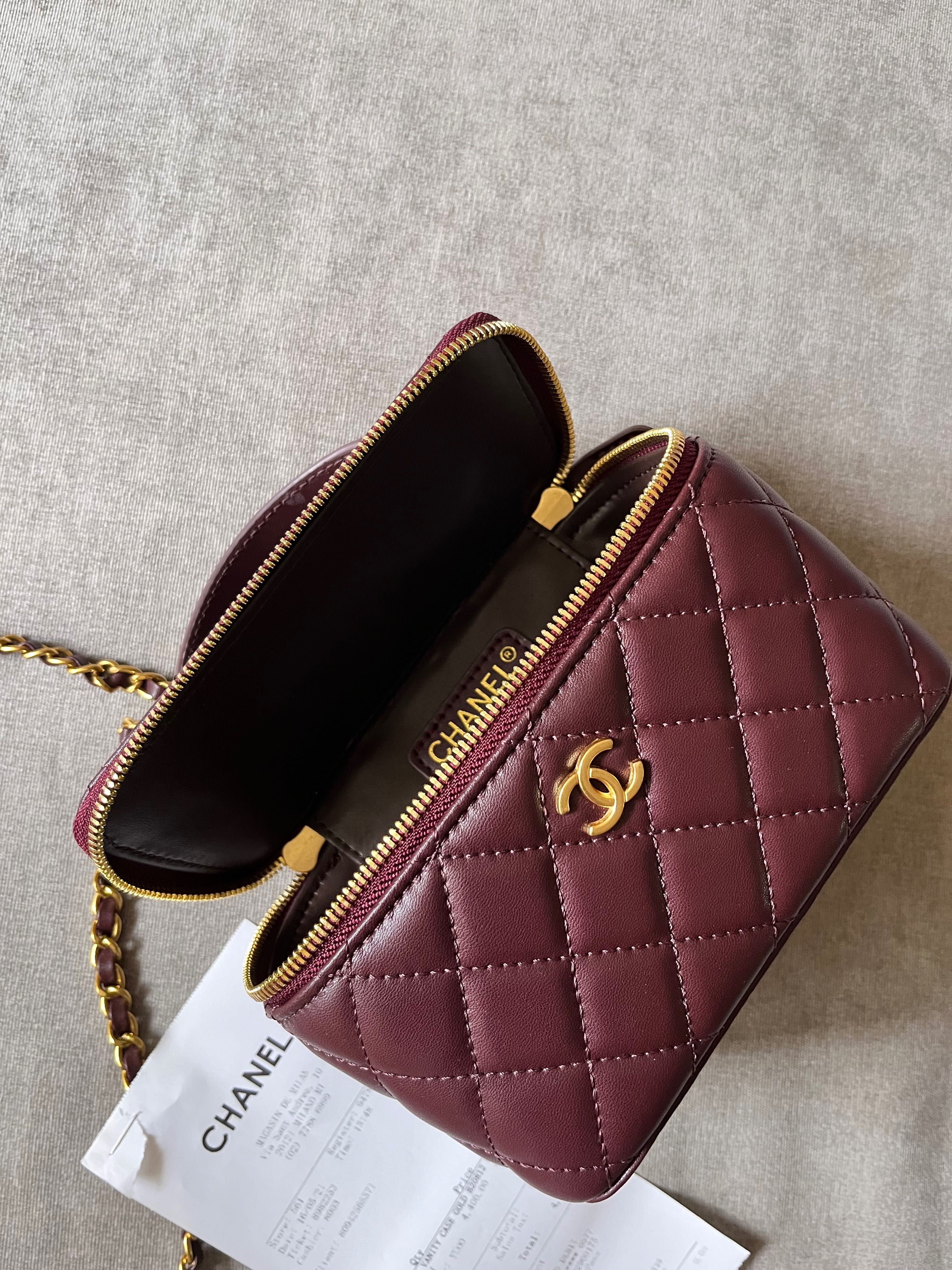 Torebka CHANEL bordowa