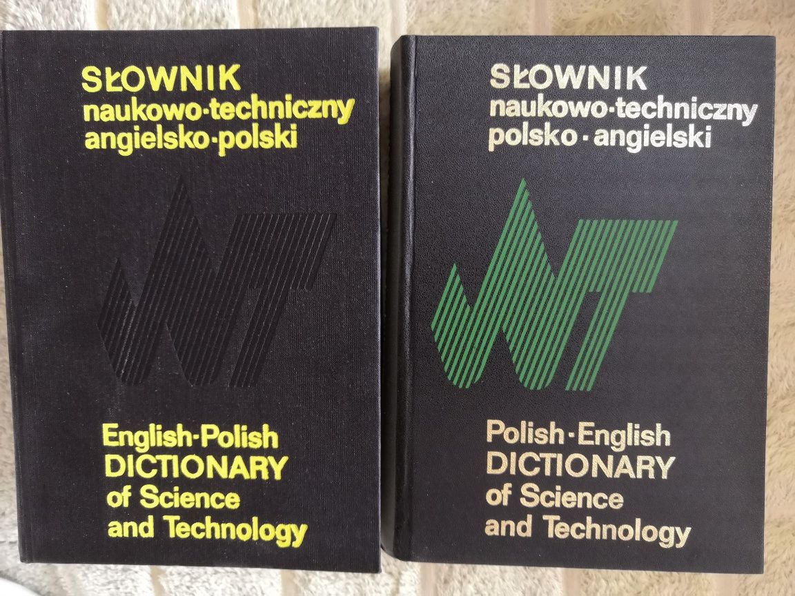 Słownik naukowo-techniczny ang-pol i pol- ang WNT