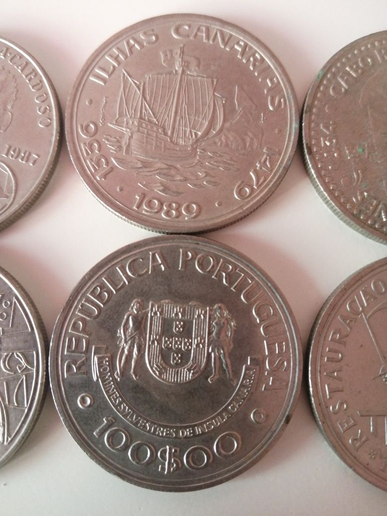 Vendo moedas comemorativas "escudos" (portes incluídos)