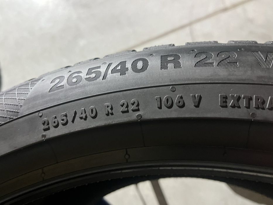 265/40/22 R22 Continental ContiWinterContact TS850P 4шт нові зима