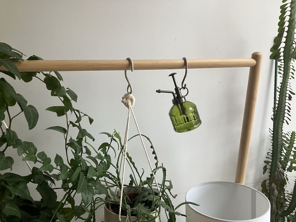 Ikea Daksjus bambusowy stojak na kwiaty