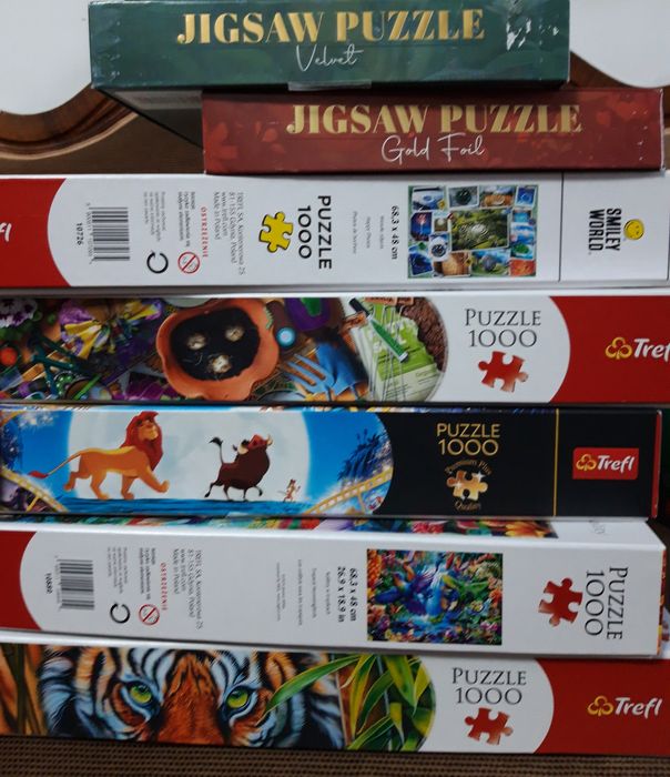 Puzzle- zestaw- tylko kompletne- 7000- 1000 x7- Disney- lis- lisek