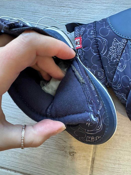 Дитячі теплі дутики ботинки zara 24 розмір зара  зимові ботинки