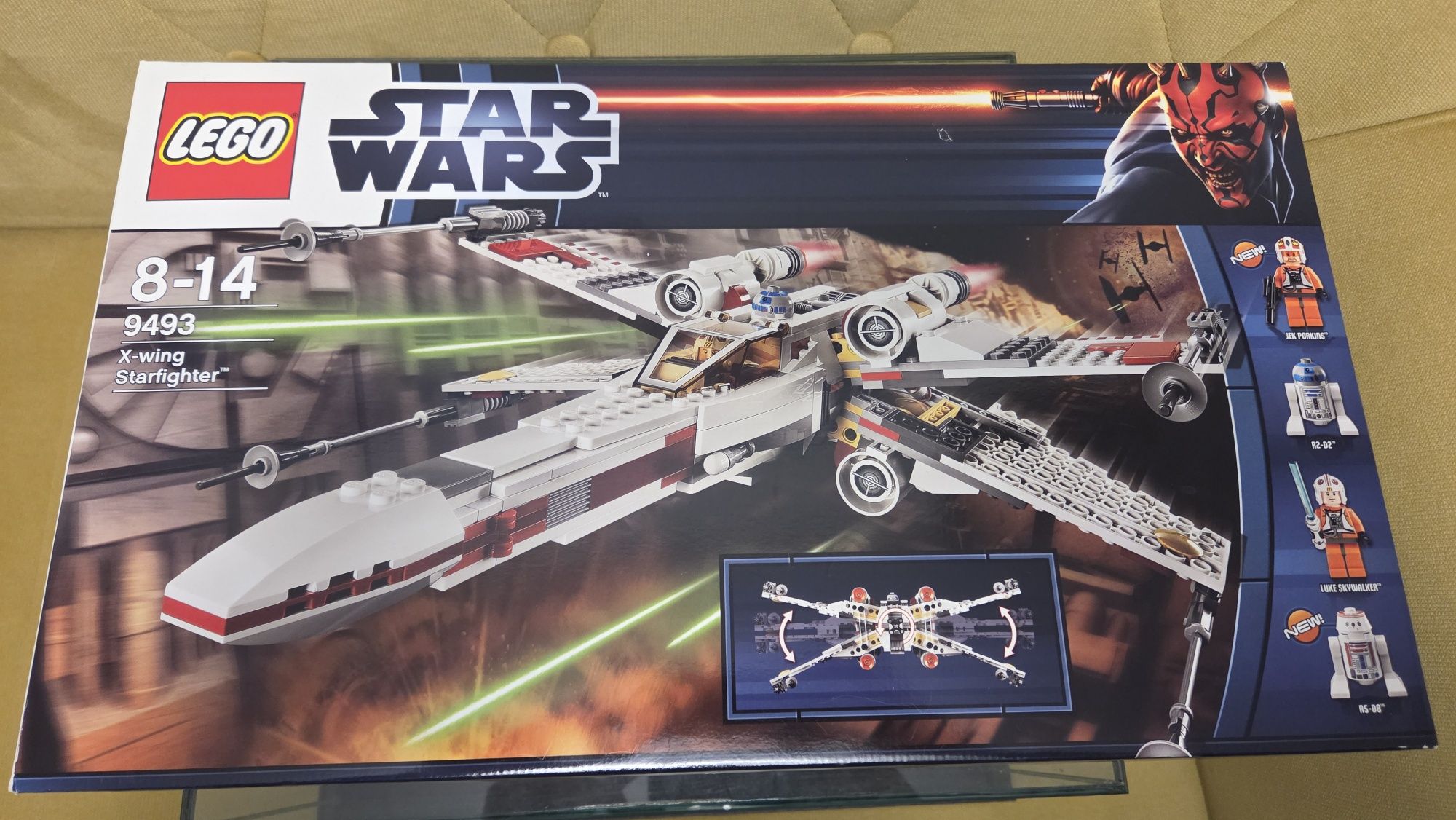 LEGO 9493 Star Wars X-Wing Starfighter + gablota