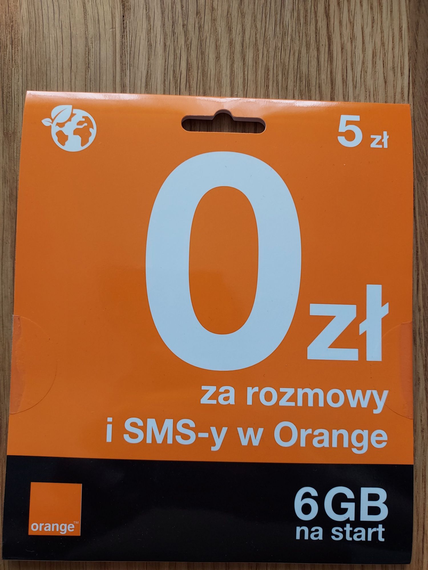 Złoty numer 5o3 4o3 6o7 Orange niezarejestrowany