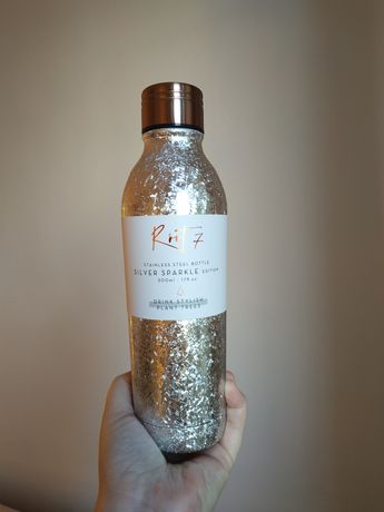 Butelka termiczna srebrna OneBottle Silver Sparkle, 500 ml