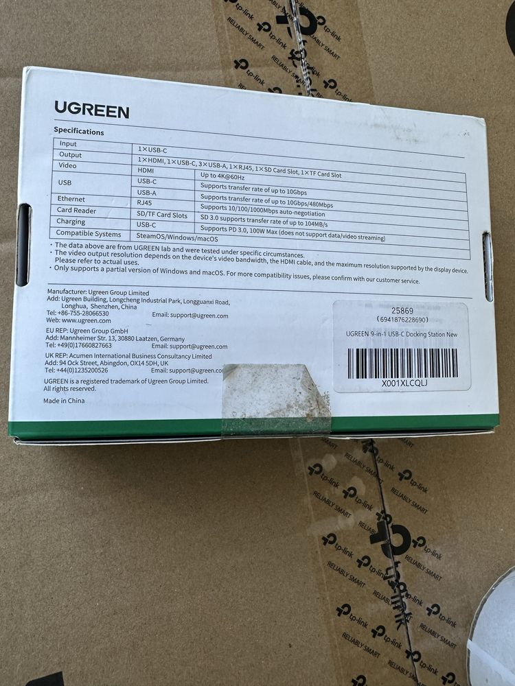 NOWA!!Stacja dokująca Ugreen Group Limited 25869