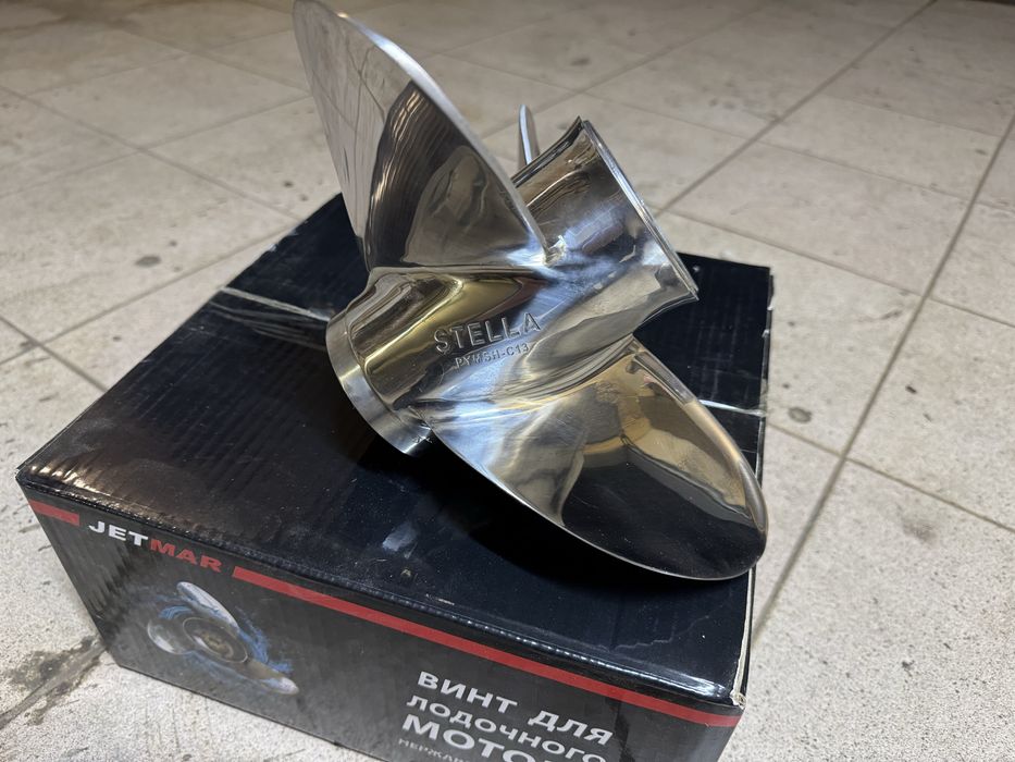 Гвинт нержавіюча сталь 3X11 1/8X13  Stella Jetmar для Yamaha 40-60