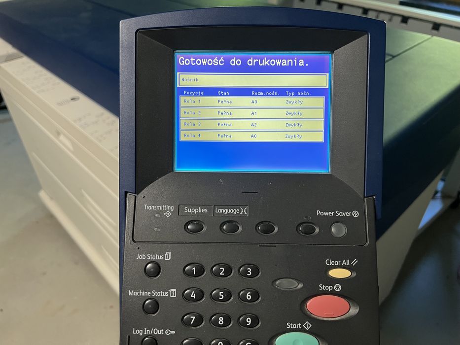 Drukarka szerokoformatowa ploter Xerox IJP-2000 druk 420m2/h