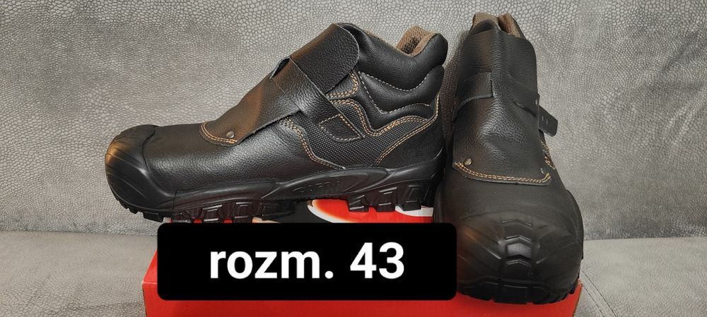 Nowe Buty Robocze Cofra r 43. Skóra. Włoskie