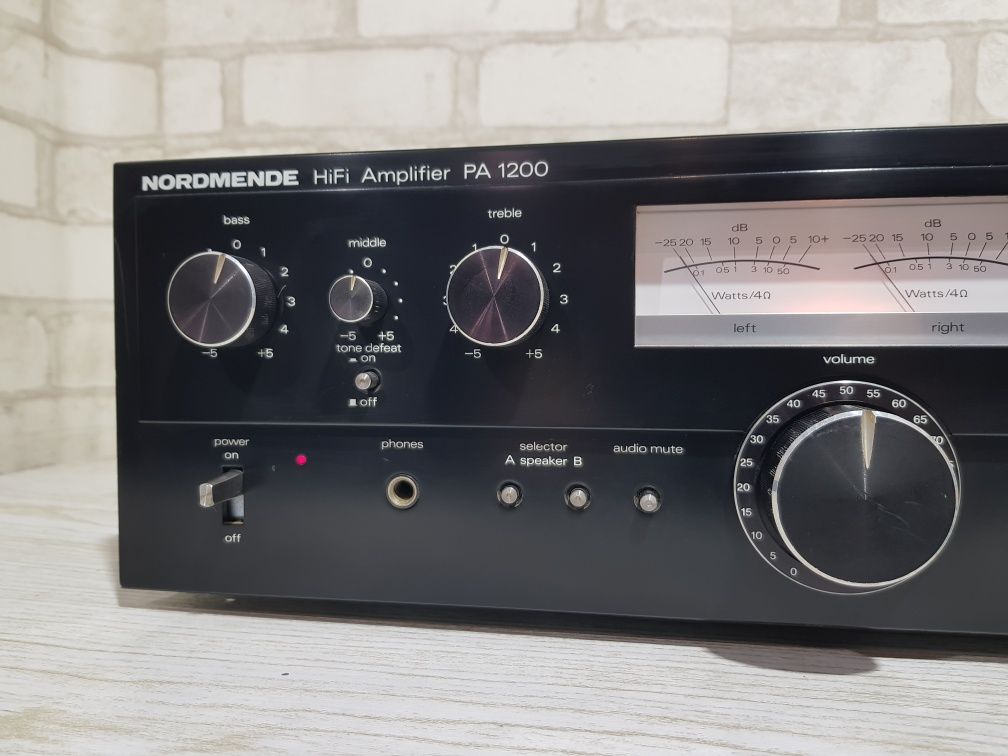 Стрілки! Стерео підсилювач NORDMENDE PA 1200,*2х60 Вт, б/у з Німеччини