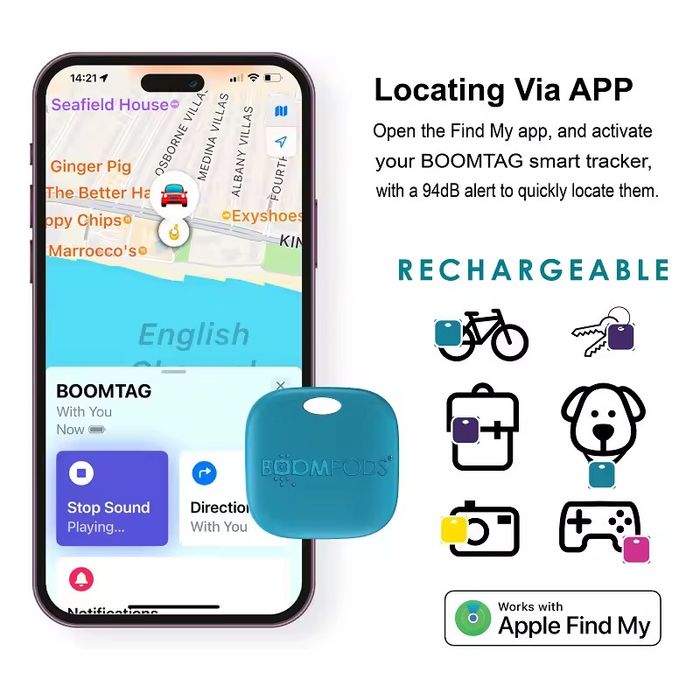 Boompods Boomtag – смарт трекер з Apple Find My