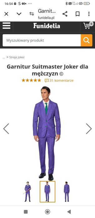 XXL.Garnitur Suitmaster Joker dla mężczyzn