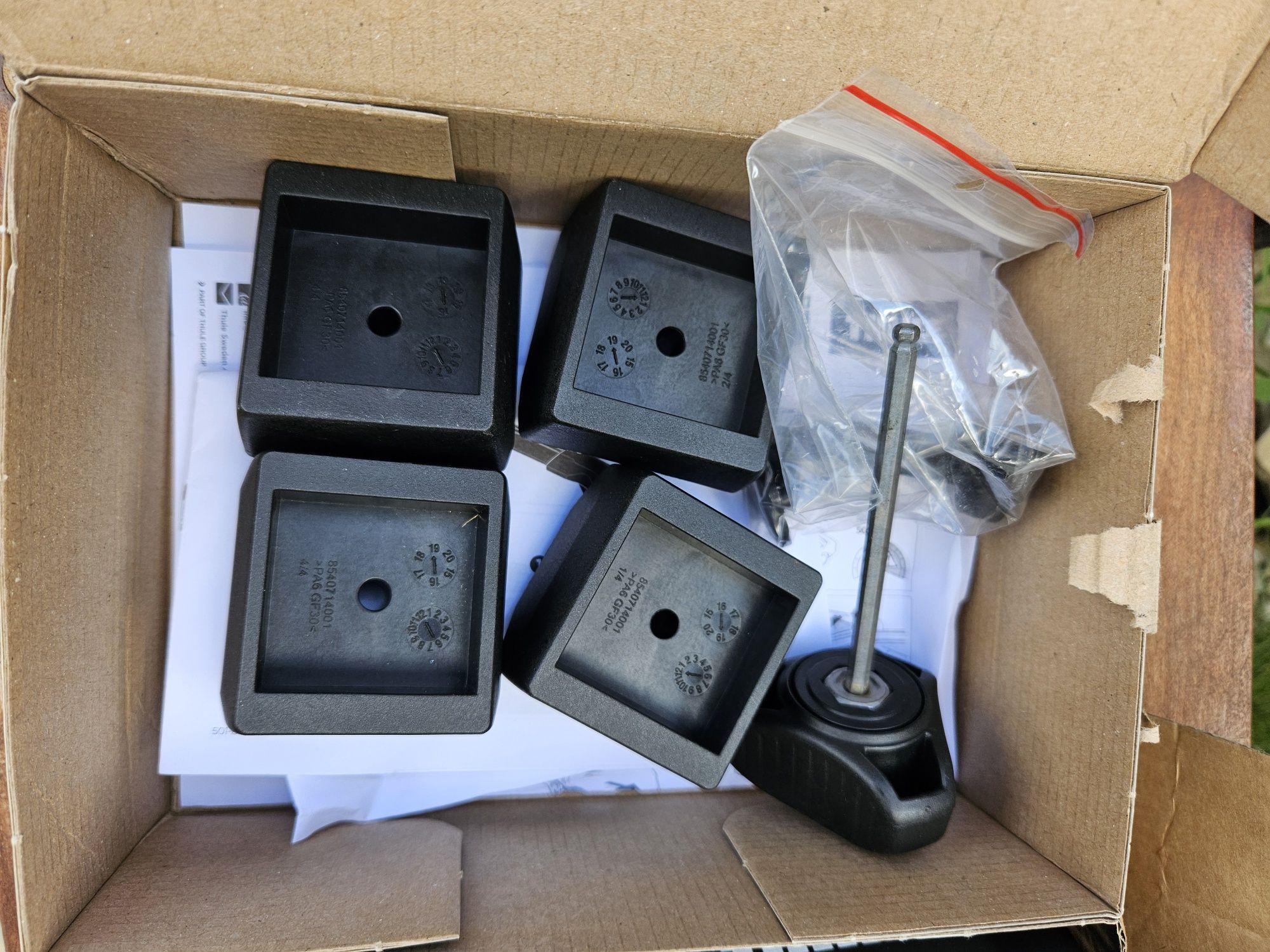 Belki bagażnik Thule Bmw x3 g01 9595B kit 186007