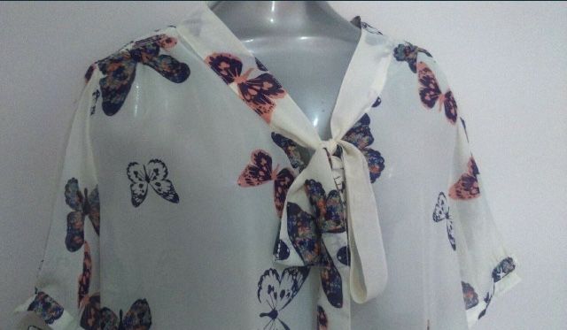 koszula mgiełka w motyle XL/XXL