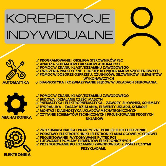 Korepetycje z Automatyki, Mechatroniki i Elektroniki – Online