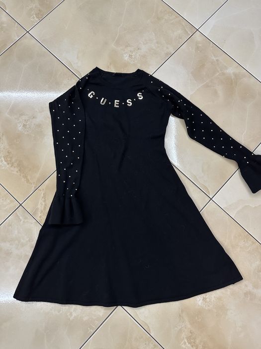 Guess черное платье на девочку размер 10/13 лет