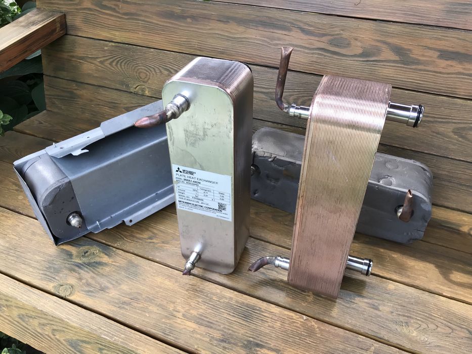 Теплообмінник теплообменник під фріон великий тиск