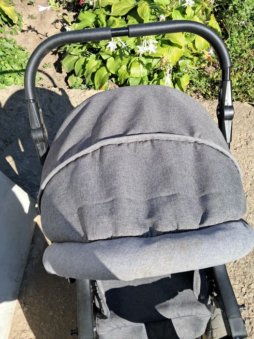 Коляска трансформер Viktoria gold Viki Karina Вікі Сіра