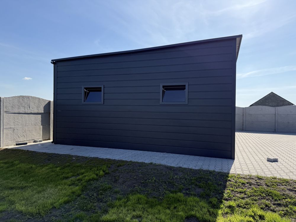 Garaż blaszany wiata 8x6 profil ocynk