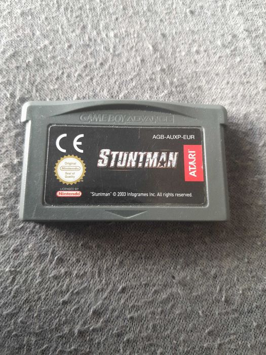 Gra stuntman gameboy advance atari oryginal sp