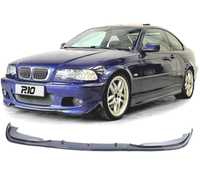 SPOILER LIP PARA BMW E46 COUPE CABRIO 99-06 LOOK M PRETO BRILHANTE