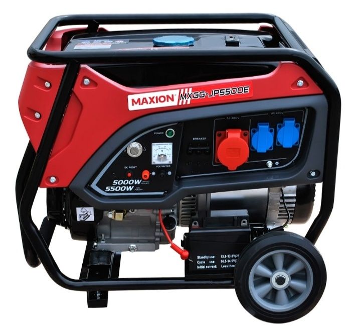 Генератор MAXION (JP5500E) бензин 5,5 кВт ручний   або електро старт