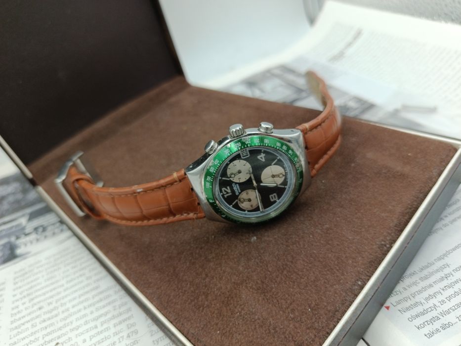 Zegarek Swatch swiss qartz chronograf