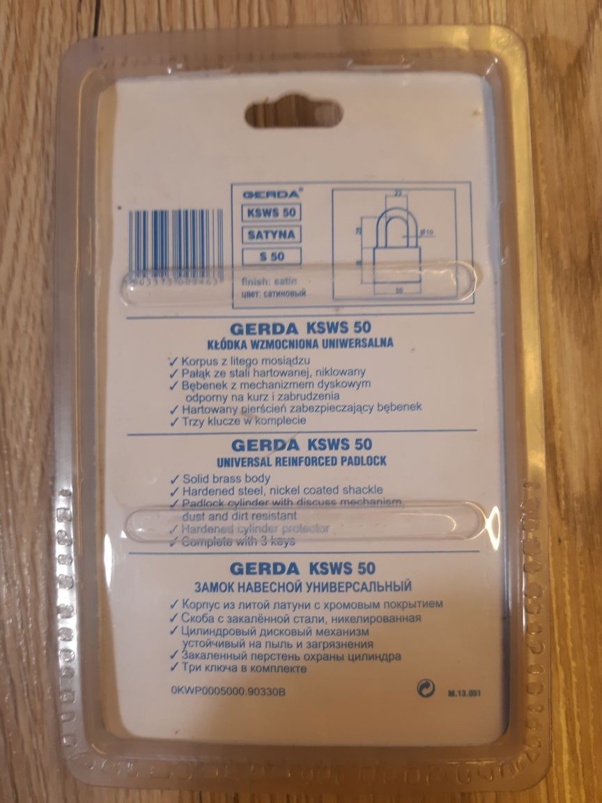 Kłudka Gerda wzmacniana KSWS50