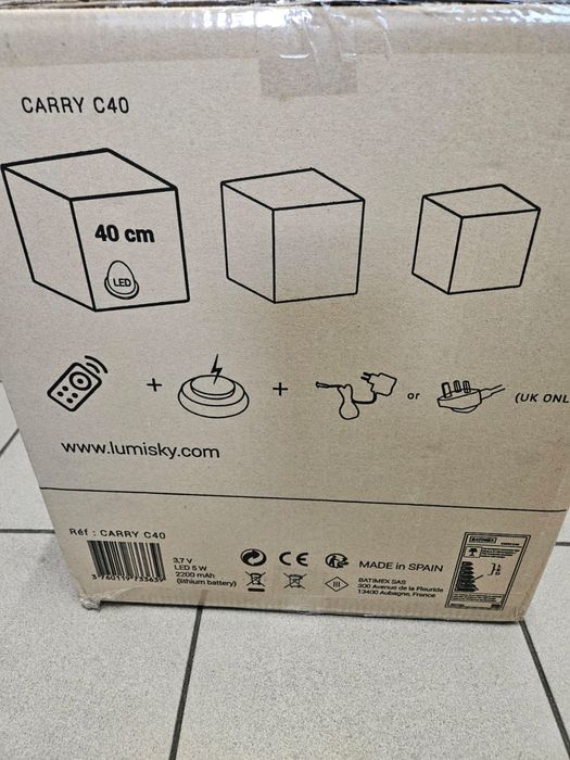 Lumisky Lampa -  Przewodowa Kostka Świetlna Led 40 Cm