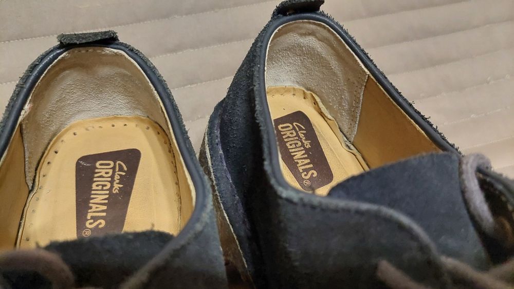 Замшевые дерби Clarks Desert London(обувь,туфли,ботинки,одежда