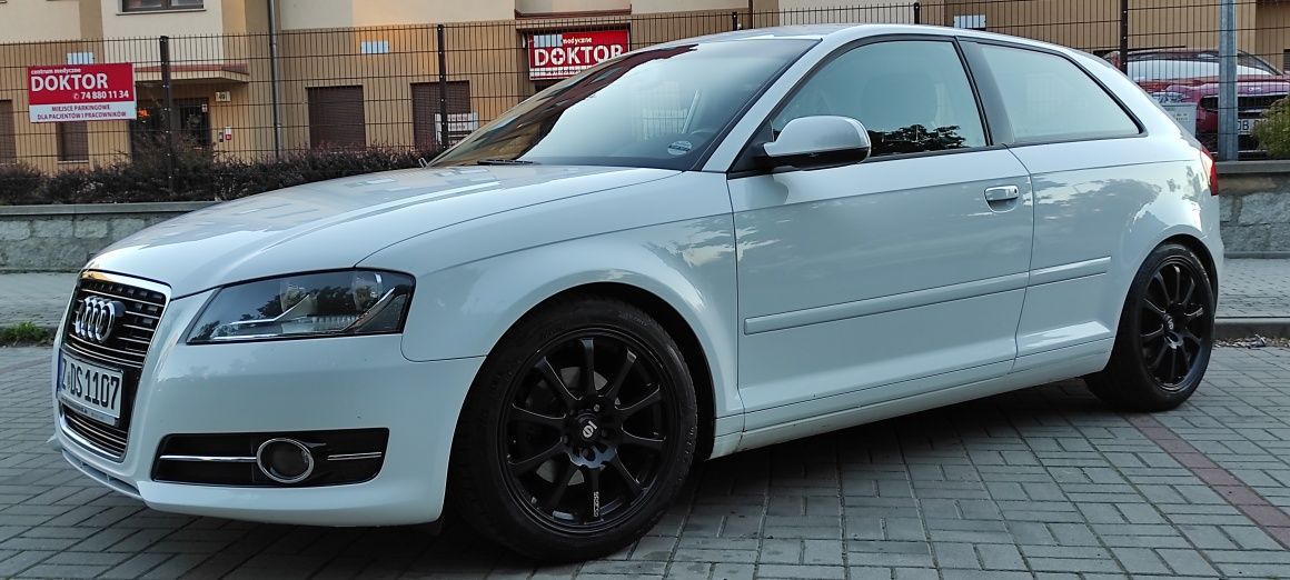 Audi A3 1.6 Mpi Lift biala ślicznotka Alu SPARCO